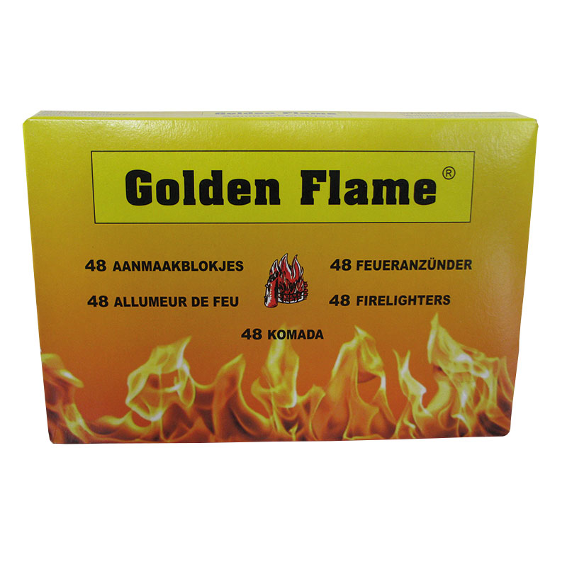 tempo ziekte halsband Aanmaakblokjes wit 48 blokjes per doosje - Golden Flame
