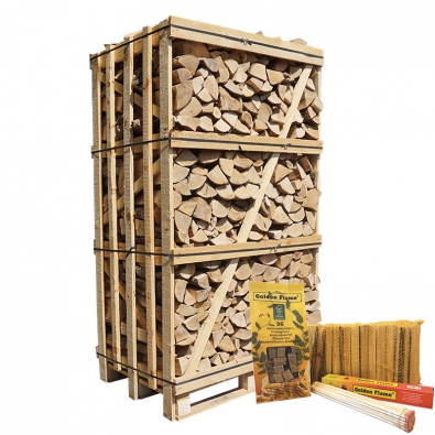 hele kist ovengedroogd essenhout actie