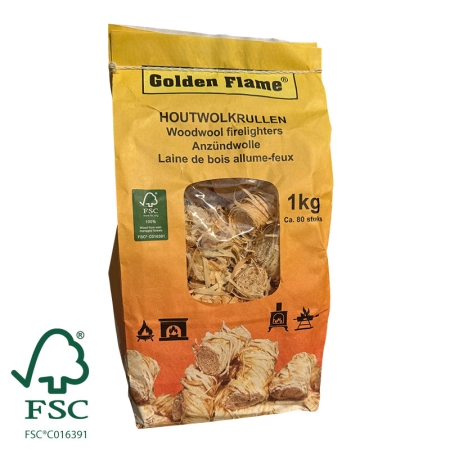 Zak Houtwolkrullen 1kg FSC®