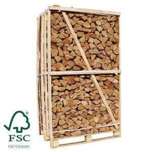 Pallet ovengedroogd berkenhout FSC®