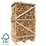 Hele pallet ovengedroogd beuken berken FSC