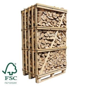 Hele pallet ovengedroogd essenhout FSC®