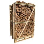 Hele pallet ovengedroogd eikenhout grof